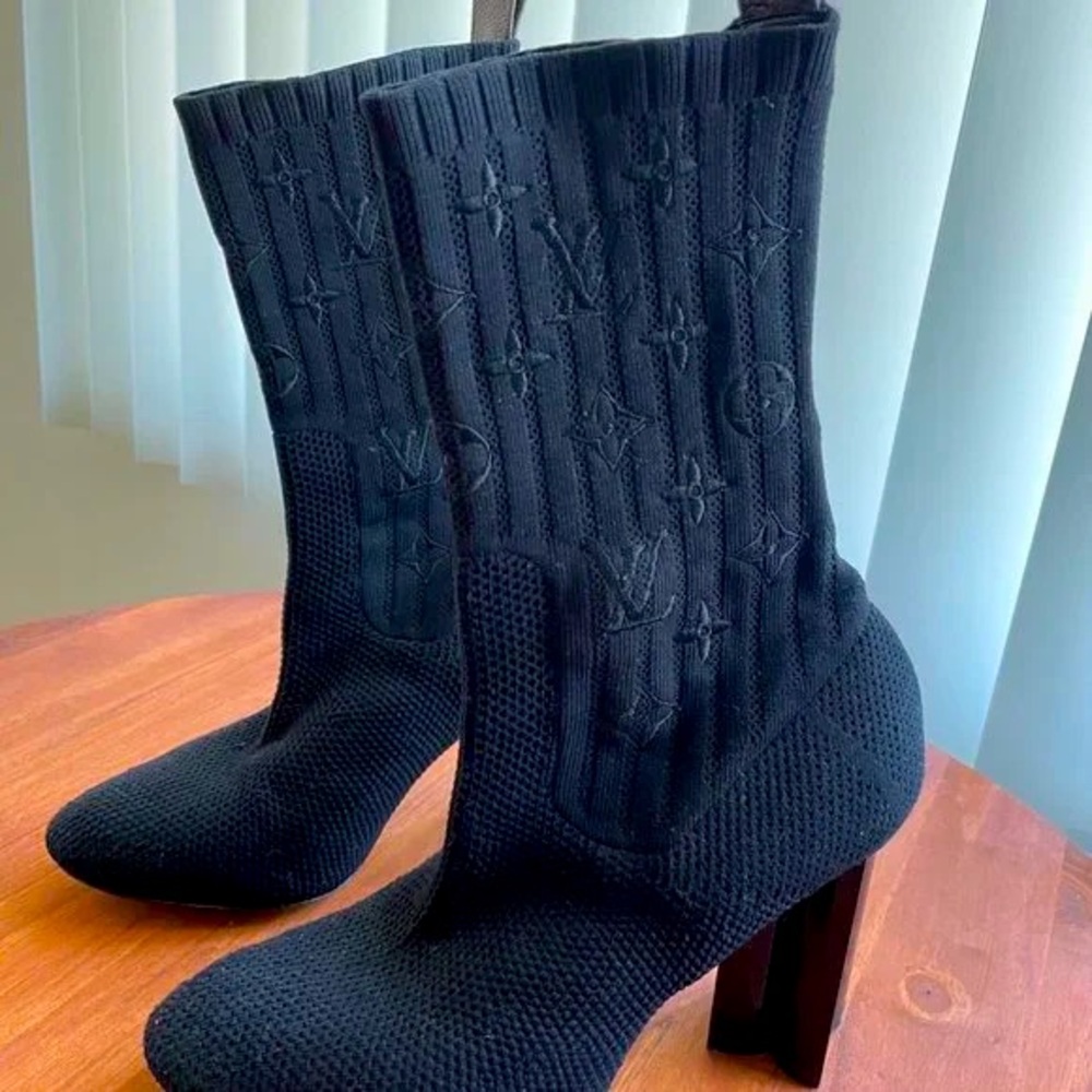 LV Silhouette Monogramed Ankle Boots